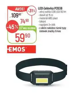 Globus LED čelovka P3538 nabídka