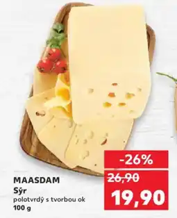 Kaufland Maasdam sýr nabídka