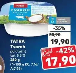 Kaufland TATRA Tvaroh nabídka
