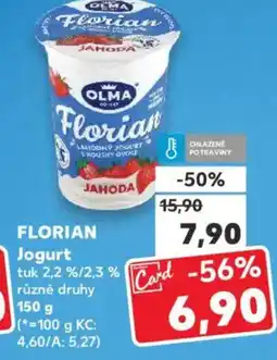 Kaufland FLORIAN Jogurt nabídka