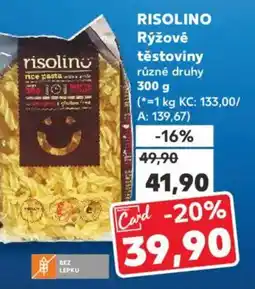Kaufland RISOLINO Rýžové těstoviny nabídka