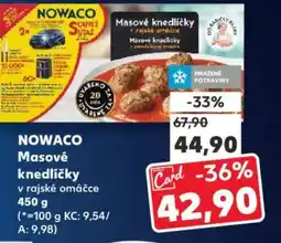 Kaufland NOWACO Masové knedlíčky nabídka