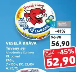 Kaufland VESELÁ KRÁVA Tavený sýr nabídka