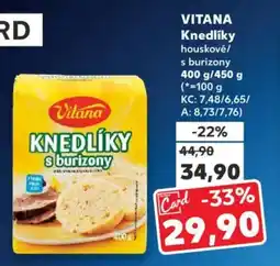 Kaufland VITANA Knedlíky nabídka