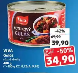 Kaufland VIVA Guláš nabídka