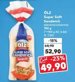 Kaufland ÖLZ Super soft sandwich nabídka