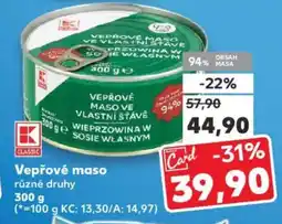 Kaufland Vepřové maso nabídka