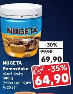 Kaufland NUGETA Pomazánka nabídka