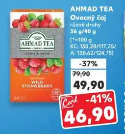 Kaufland AHMAD TEA Ovocný čaj nabídka