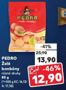 Kaufland PEDRO Želé bonbóny nabídka