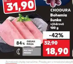 Kaufland Bohemia šunka nabídka