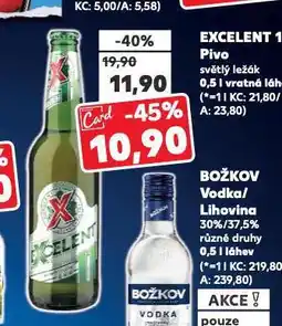 Kaufland Pivo excelent nabídka