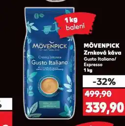 Kaufland Movenpick káva nabídka