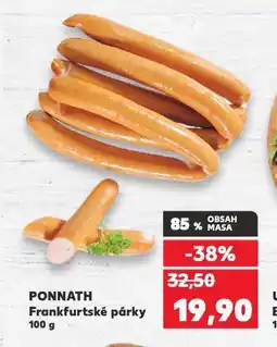 Kaufland Frankfurtské párky nabídka