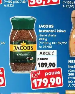 Kaufland Káva jacobs nabídka
