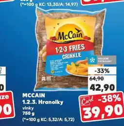 Kaufland Mccain hranolky nabídka