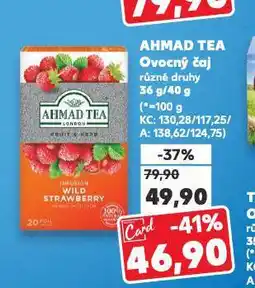 Kaufland Ahmad čaj nabídka