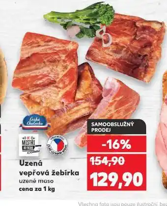 Kaufland Uzená vepřová žebírka nabídka