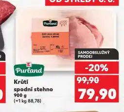 Kaufland Krůtí spodní stehno nabídka