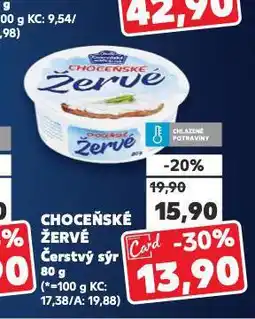 Kaufland Choceňské žervé nabídka
