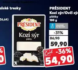 Kaufland Président ovčí sýr nabídka