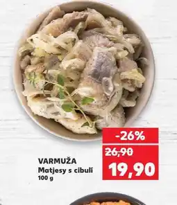 Kaufland Matjesy s cibulí nabídka