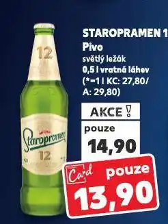 Kaufland Pivo staropramen nabídka