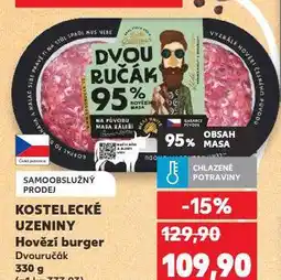Kaufland Hovězí burger nabídka