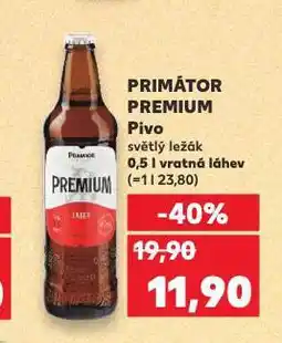 Kaufland Pivo primátor nabídka