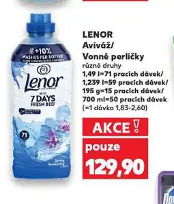 Kaufland Lenor vonné perličky nabídka