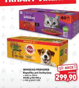 Kaufland Whiskas kapsičky pro kočky nabídka