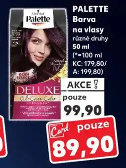 Kaufland PALETTE Barva na vlasy nabídka