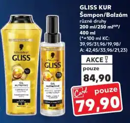 Kaufland GLISS KUR Šampon/balzám nabídka