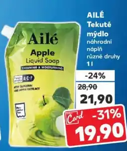 Kaufland AILÉ Tekuté mýdlo nabídka