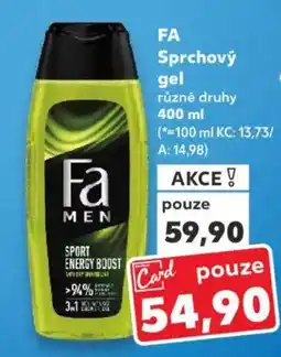 Kaufland FA Sprchový gel nabídka