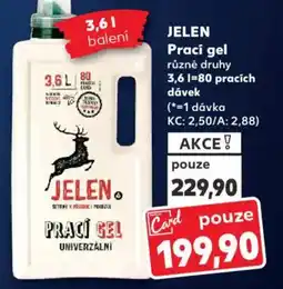Kaufland JELEN Praci gel nabídka