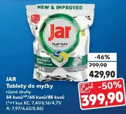 Kaufland JAR Tablety do myčky nabídka