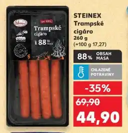 Kaufland STEINEX Trampské cigáro nabídka