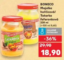 Kaufland BONECO Majolka hořčicová/ tatarka feferonková nabídka
