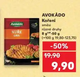 Kaufland AVOKÁDO Koření nabídka