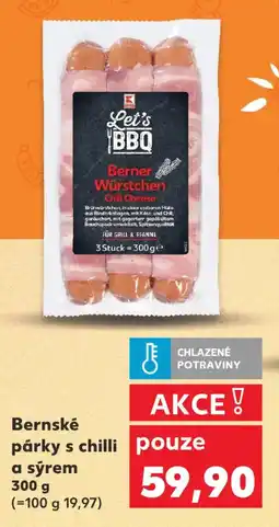 Kaufland Bernské párky s chilli pouze nabídka