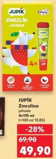 Kaufland JUPÍK Zmrzlina nabídka