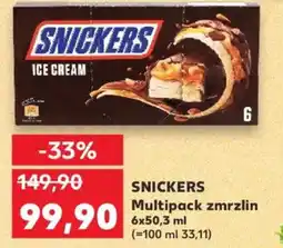 Kaufland SNICKERS Multipack zmrzlin nabídka