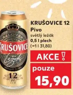 Kaufland KRUŠOVICE 12 Pivo nabídka