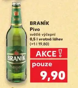 Kaufland BRANÍK Pivo nabídka