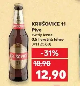 Kaufland KRUŠOVICE 11 Pivo nabídka