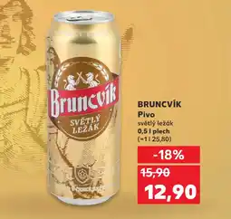 Kaufland BRUNCVÍK Pivo nabídka