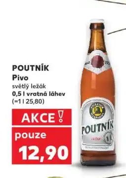 Kaufland POUTNÍK Pivo nabídka