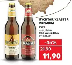 Kaufland RYCHTÁŘ/KLÁŠTER PREMIUM Pivo nabídka