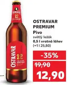 Kaufland OSTRAVAR PREMIUM Pivo nabídka